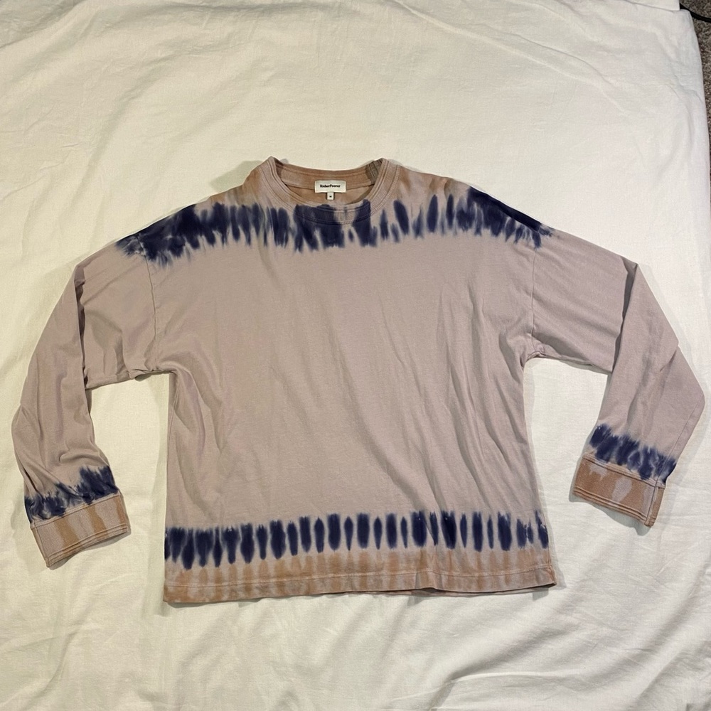 Richer Poorer Tie Die Long Sleeve